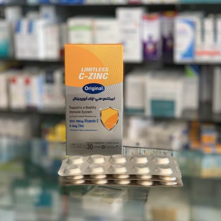 Limitless C-Zinc 100 ml / 5 mg 30 absorbable tablets