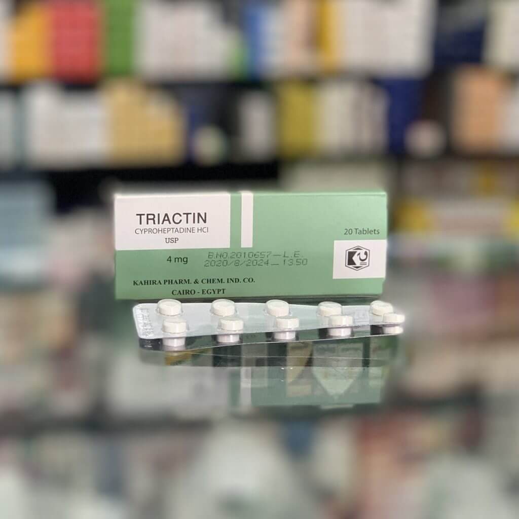 Triactin 4 mg 20 tablets