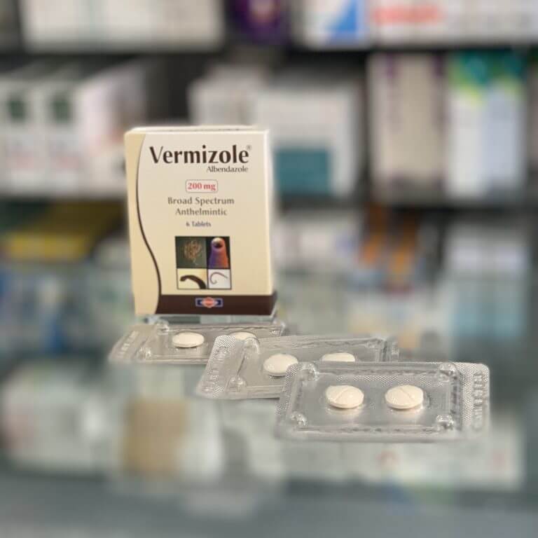Vermizole 200 mg 6 tablets
