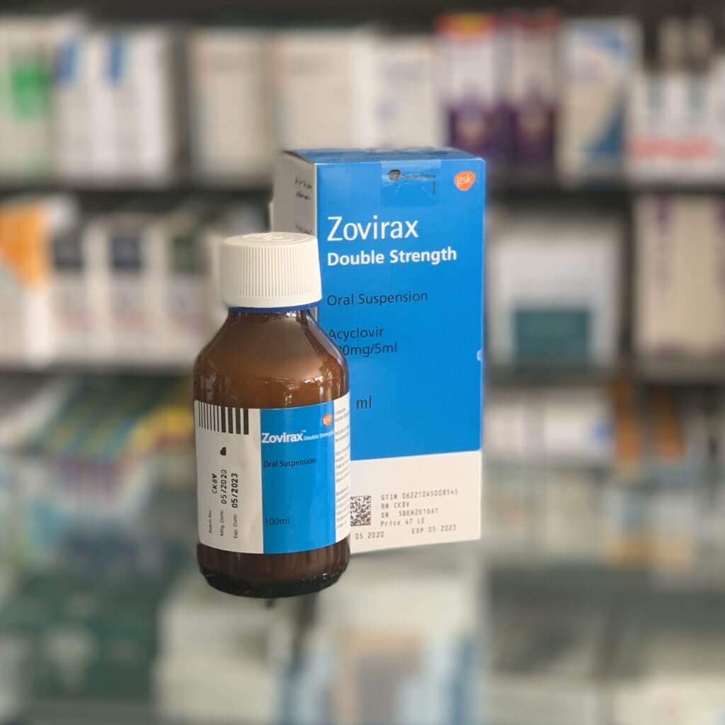 Zovirax 400mg/5ml suspension 100ml