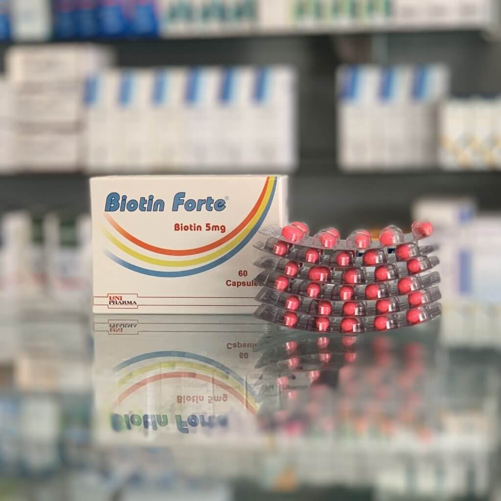 Biotin Forte 5 mg 60 capsules