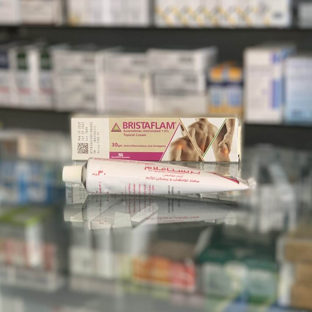 Bristaflam 1.5% cream 30 g