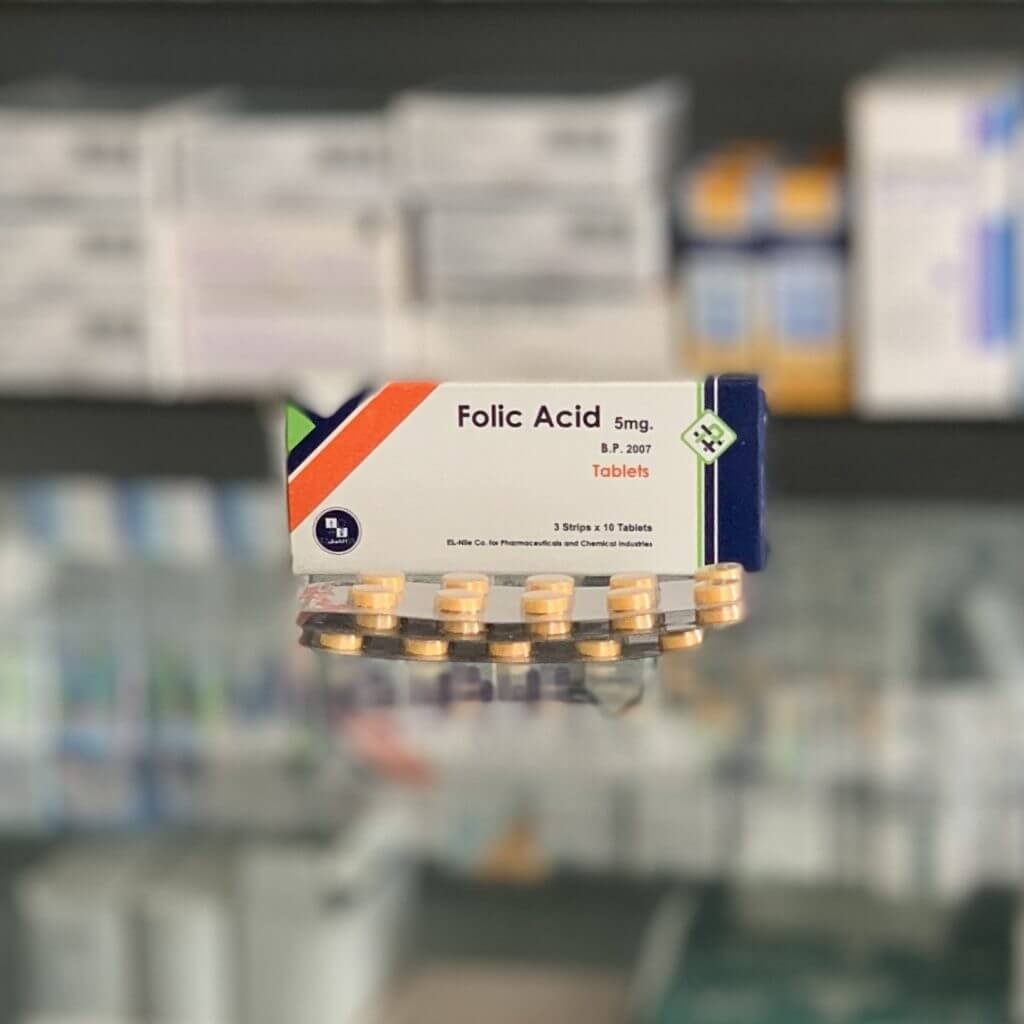 Folic acid 5 mg 30 tablets