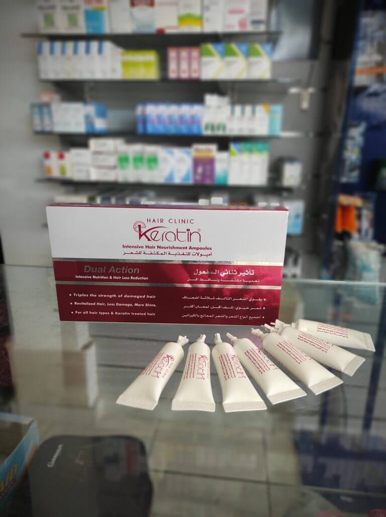 ЕВА Хэир Клиник Ампулы для волос с кератином 7 штук