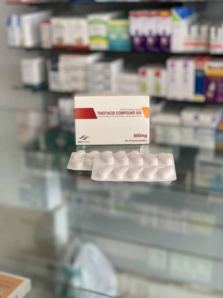 Thiotacid compound 600 mg 30 capsules