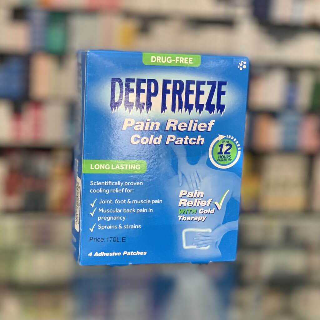 Deep Freeze pain relief patch 4 pieces