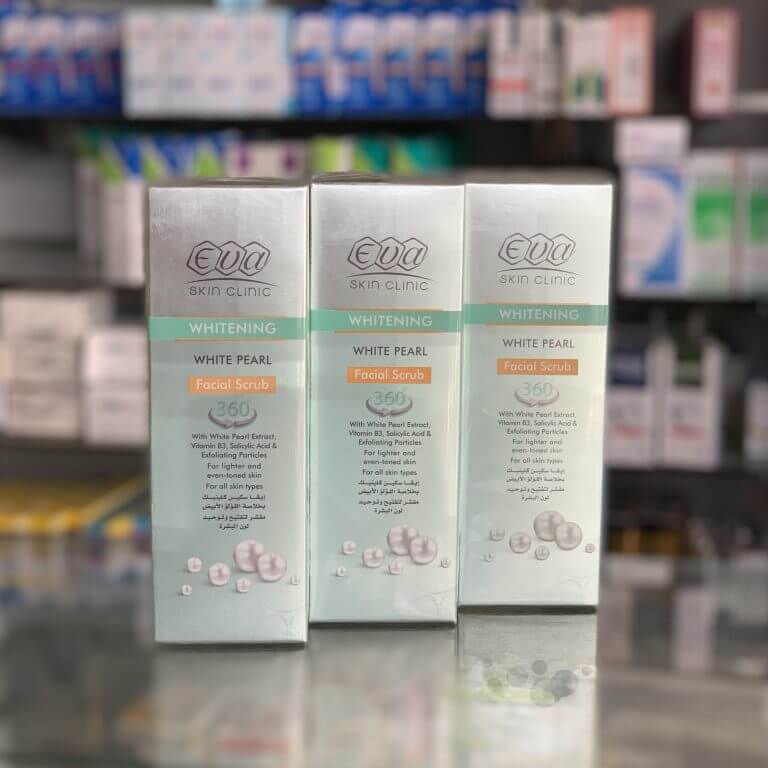 EVA Skin Clinic White pearl Whitening face scrub 100 ml