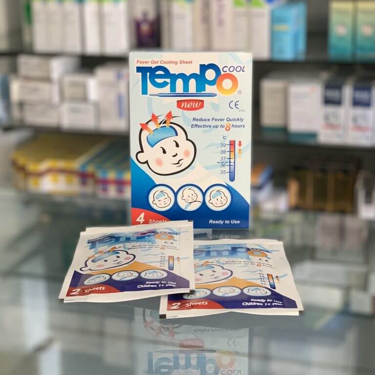 Tempo cool antipyretic gel patch 4 pcs