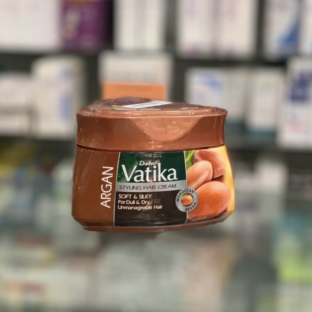 Vatika Hair styling cream with Moroccan argan for dry, dull, unmanageable hair 210 ml