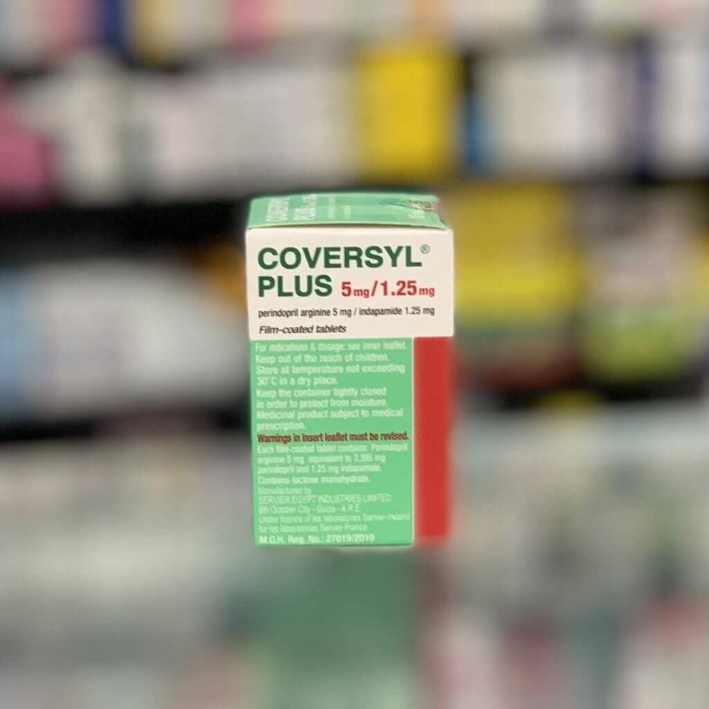 Coversil plus 5/1.25 mg 15 tablets
