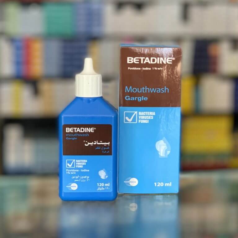 Betadine Mouth wash and gargle solution 120 ml
