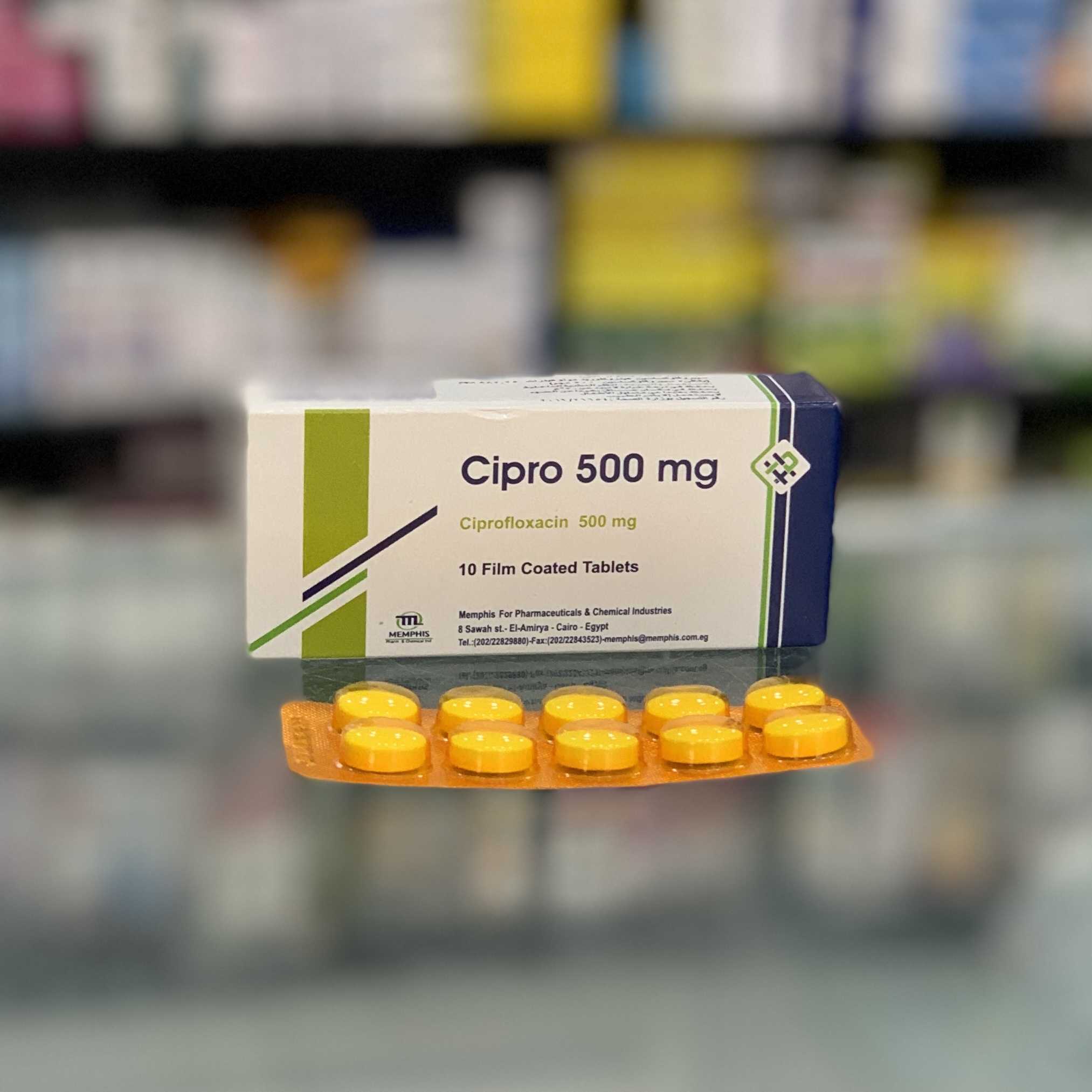 Ципро 500 мг 10 таблеток - Русская аптека в Египте