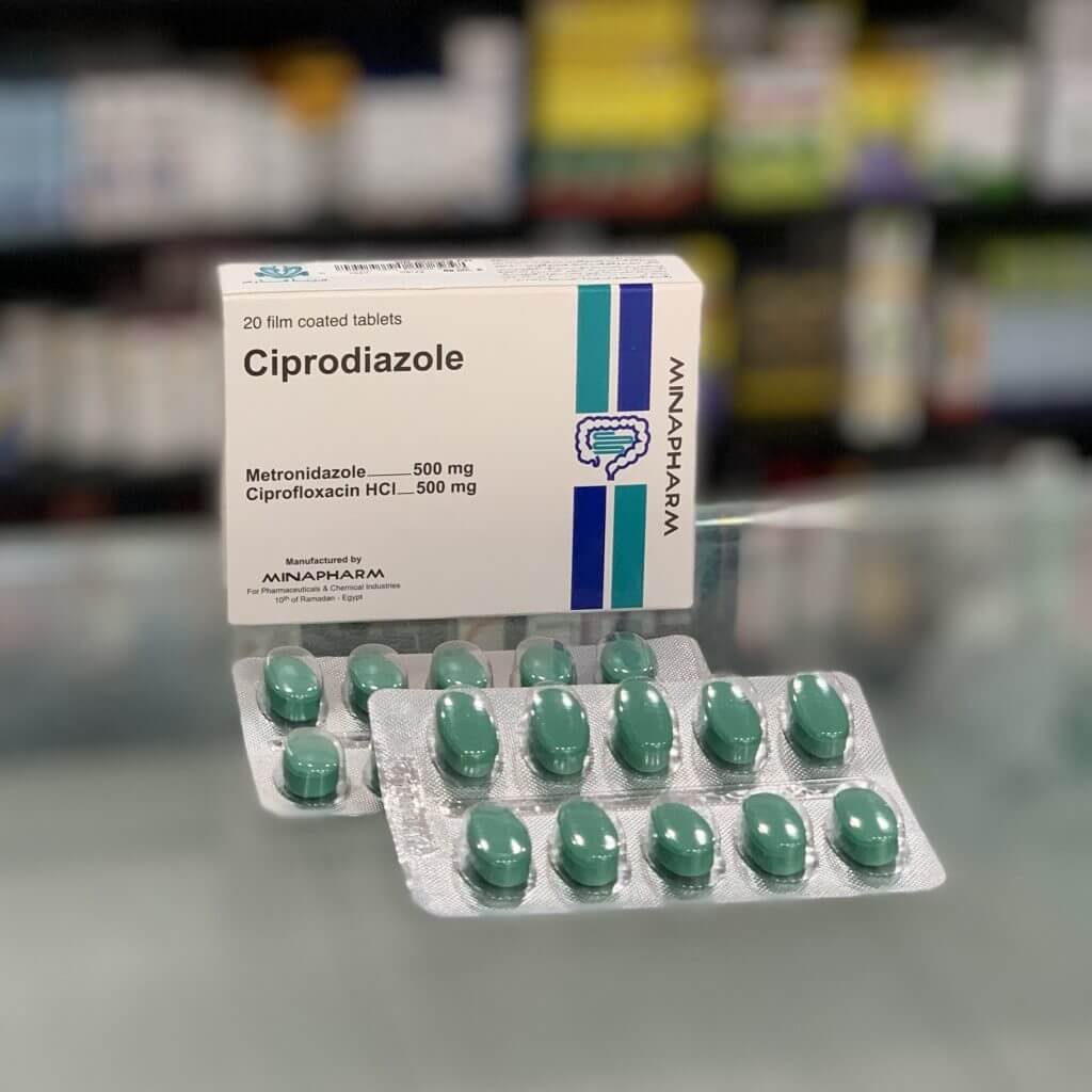 Ciprodiazole 500/500 mg 20 tablets