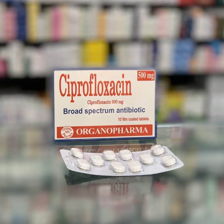 Ciprofloxacin 500 mg 10 tablets