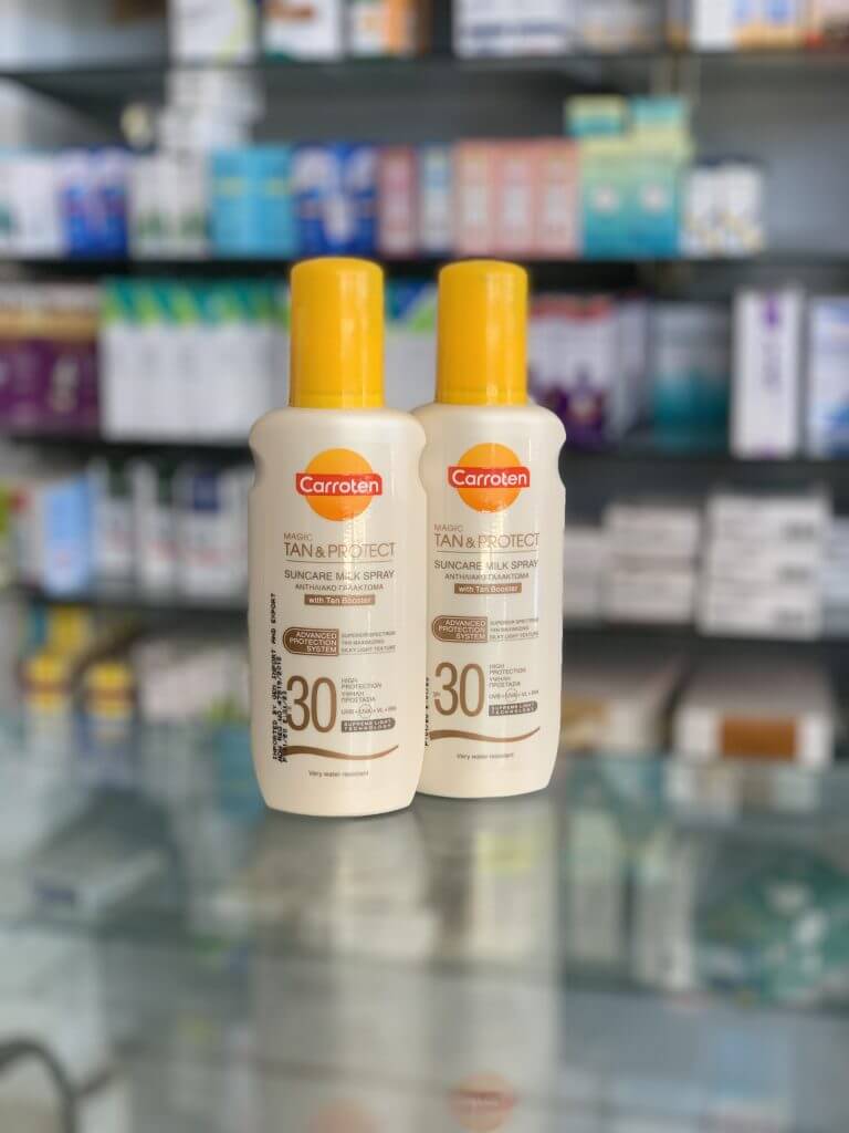 Carroten Suncare milk spray with tan enhancer SPF 30, 200 ml