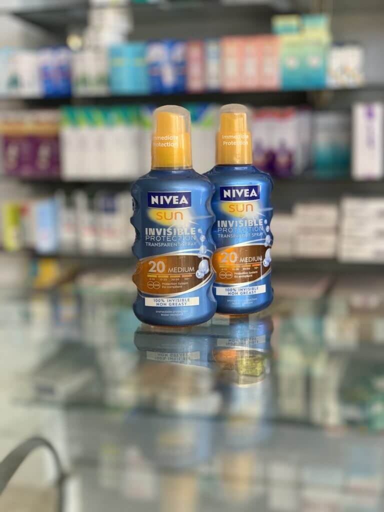 Нивея Сан Солнцезащитный спрей spf 20, 200 мл