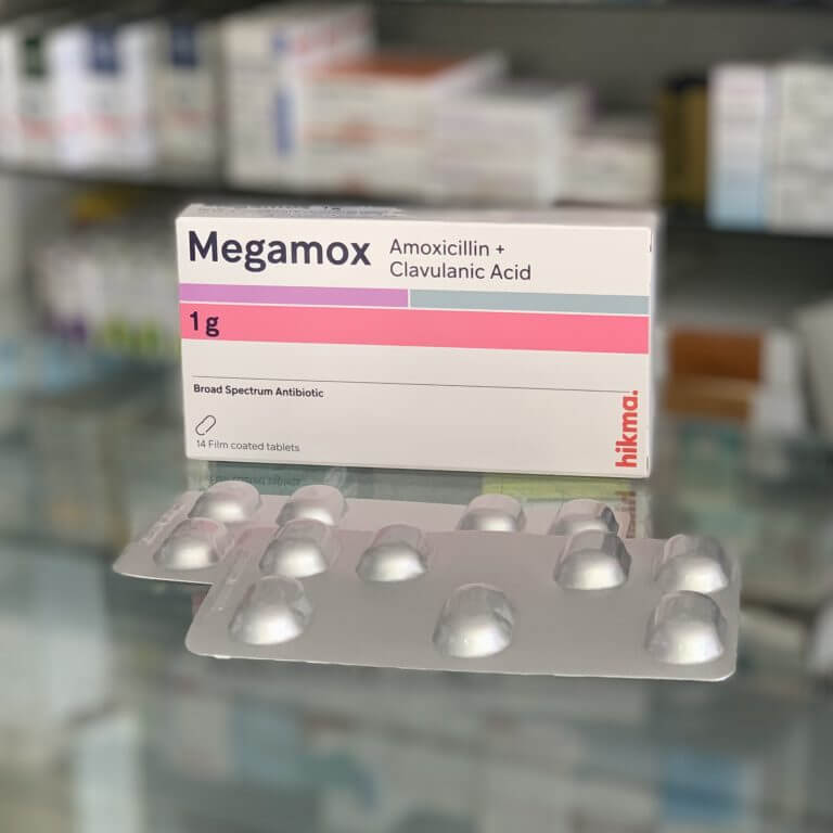 Megamox 1 gr 14 tablets