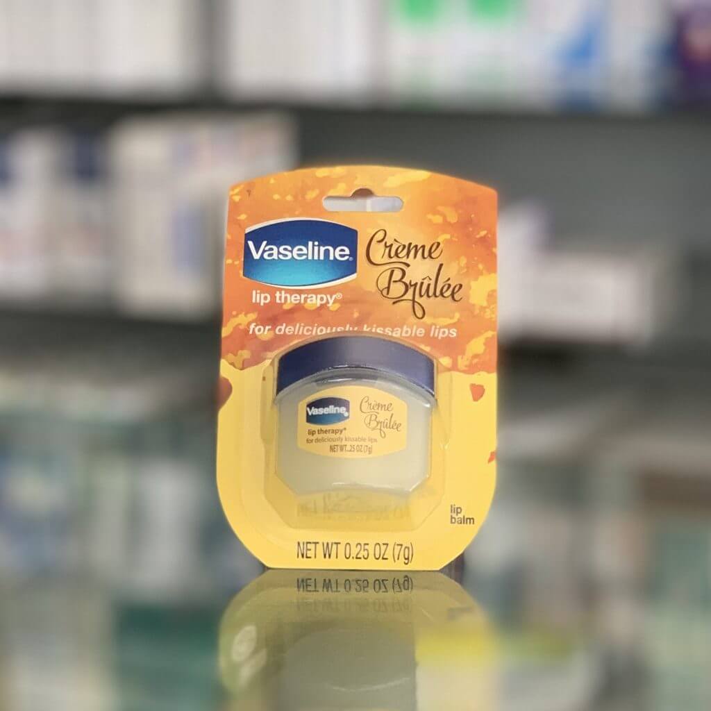 Lip balm Vaseline with creme brulee taste 7 gr