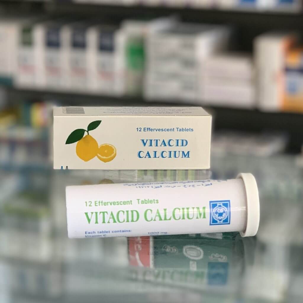 Vitacid-Calcium 12 effervescent tablets