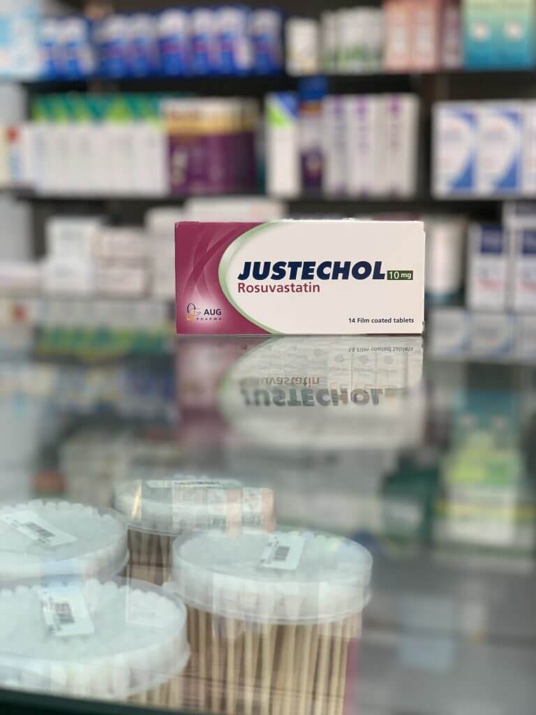Justechol 10 mg 14 tablets