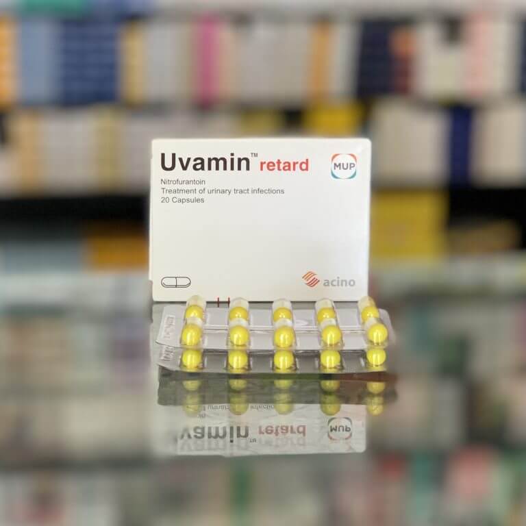 Uvamine Retard 100 mg 20 capsules