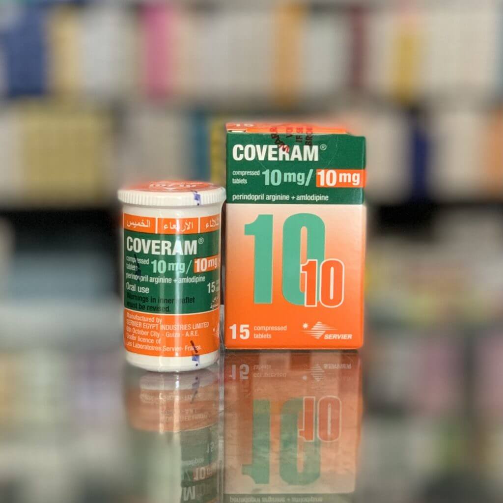 Coveram 10/10mg 15 tablets
