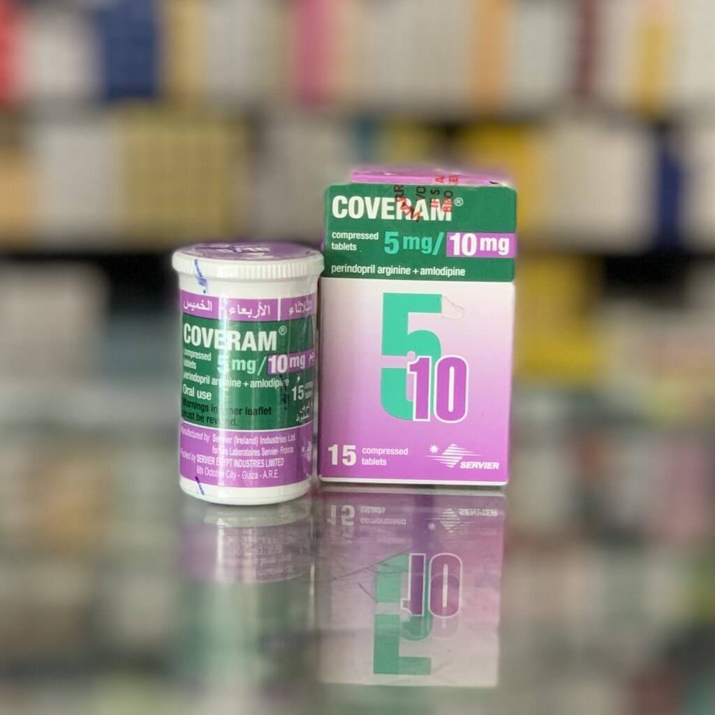 Coveram 5/10mg mg 15 tablets