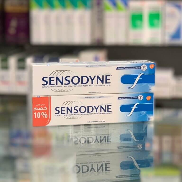 Sensodyne toothpaste with fluoride for sensitive teeth 50 ml