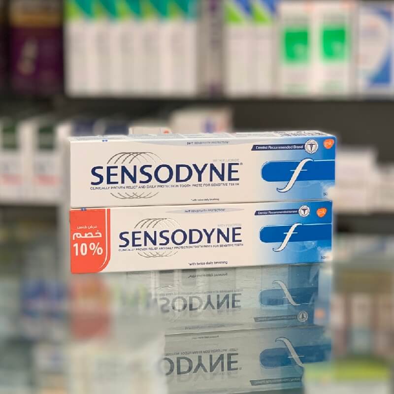 Sensodyne toothpaste with fluoride for sensitive teeth 50 ml