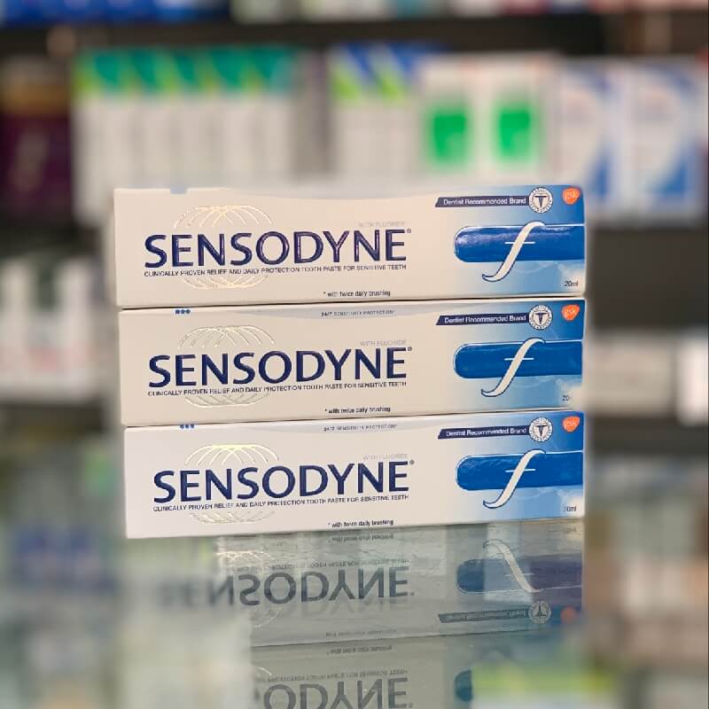 Sensodyne toothpaste with fluoride 20 ml