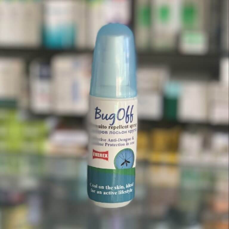 Bug Off 2 in 1: repellent and antibacterial agent 100 ml