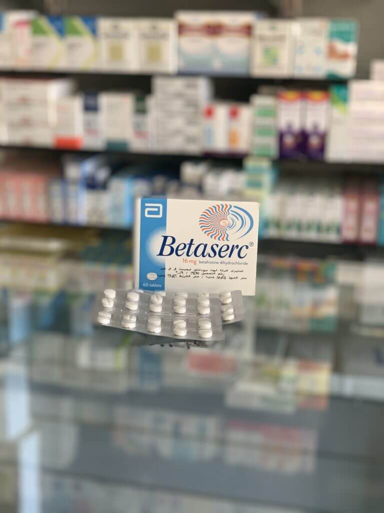 Betaserc 8mg 100 tablets
