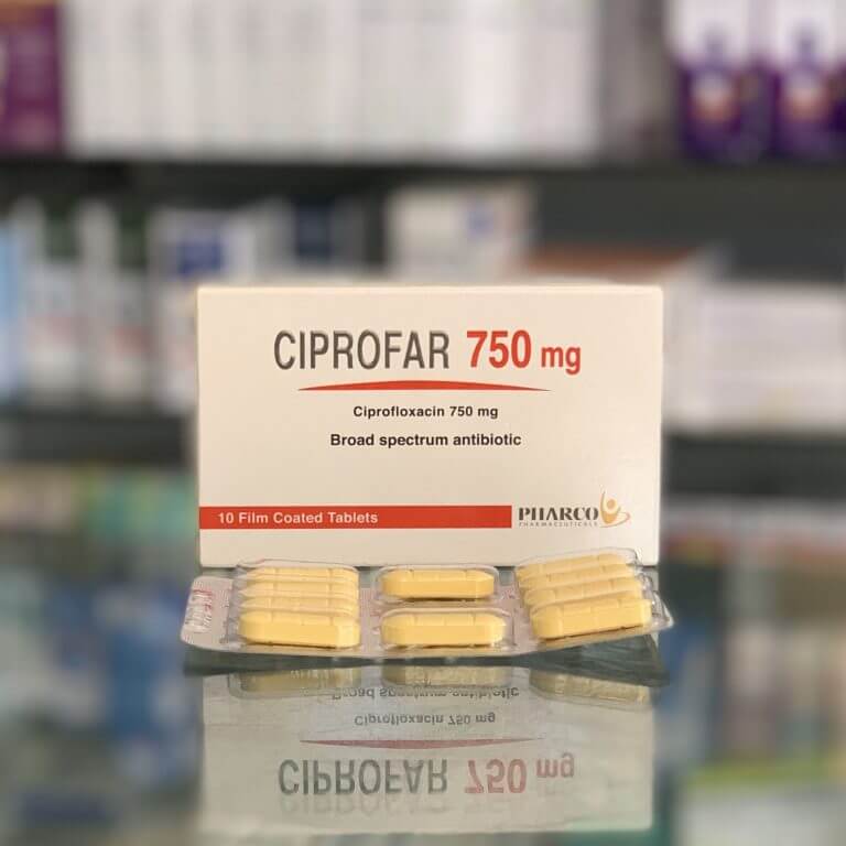 Ciprofar 750 mg 10 tablets