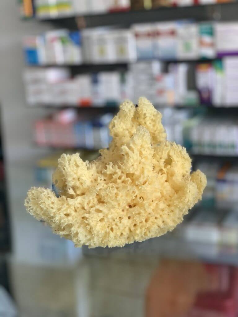 Мочалка из натуральной морской губки