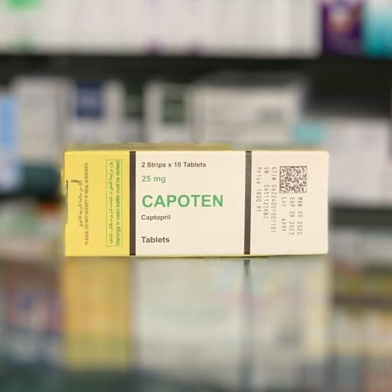 Kapoten 25mg 20 tablets