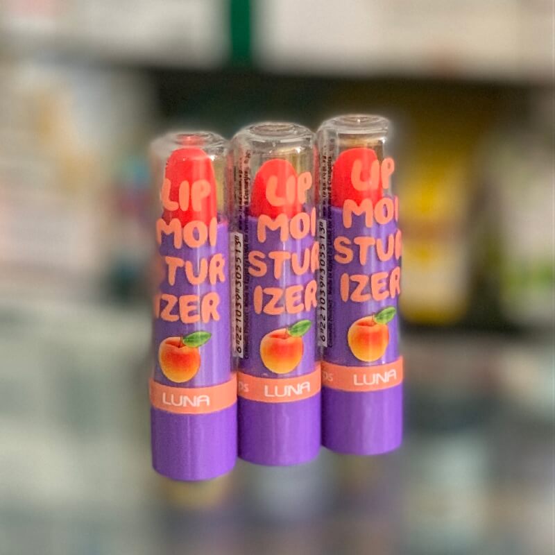 Luna Lip balm moisturizer Peach 4 gm