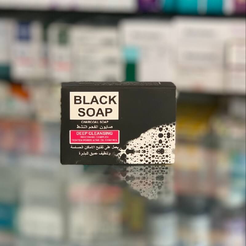 Black soap with charcoal 80 gr