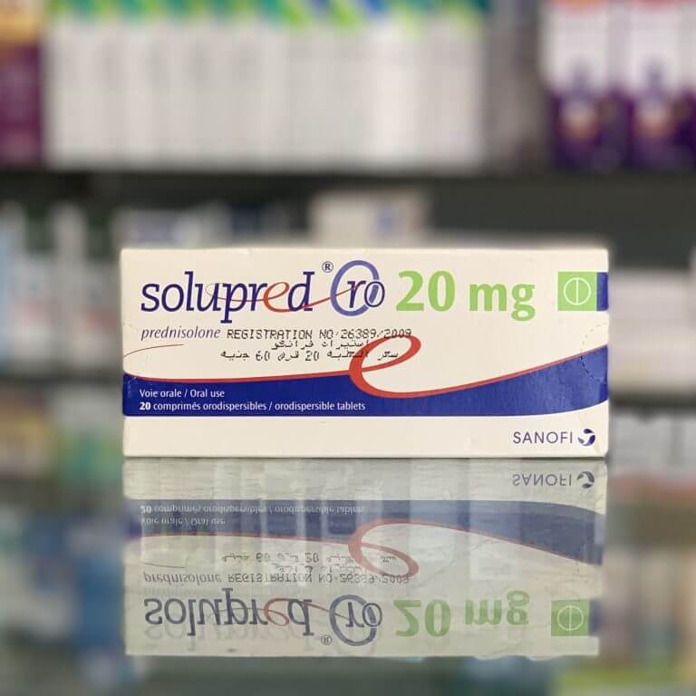 Solupred 20 mg 20 tablets