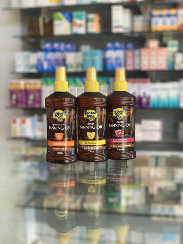 Banana boat tanning oil spf 2/4/8 236 ml