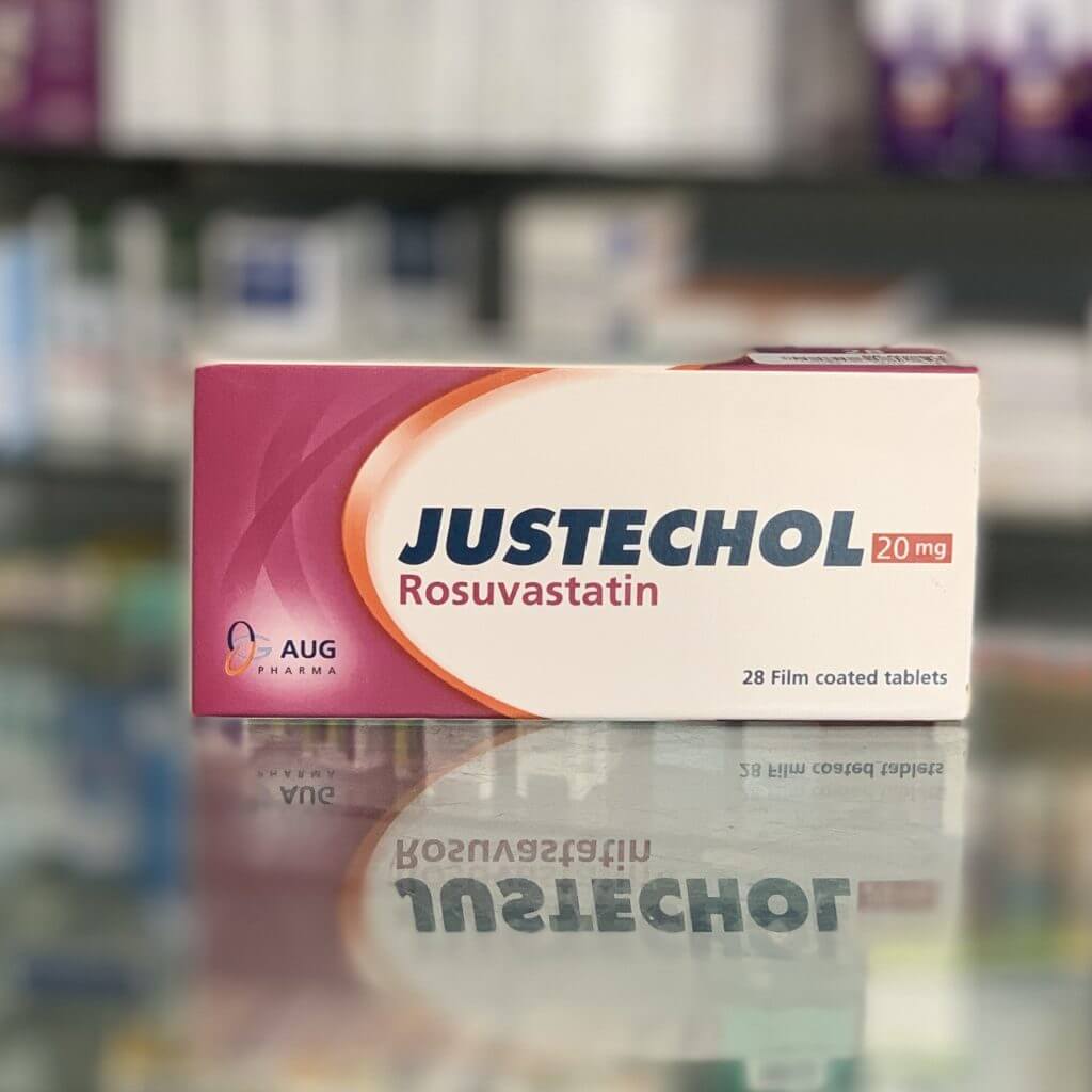 Justechol 20 mg 28 tablets