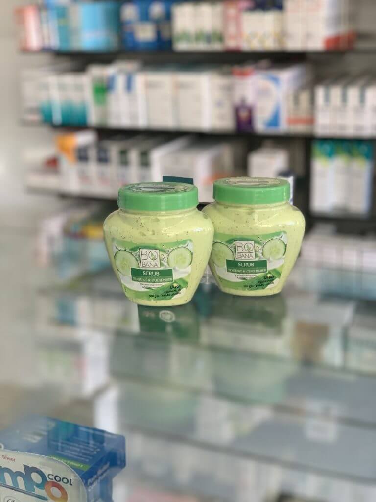 Bobana Scrub with cucumber and yogurt 300 gm