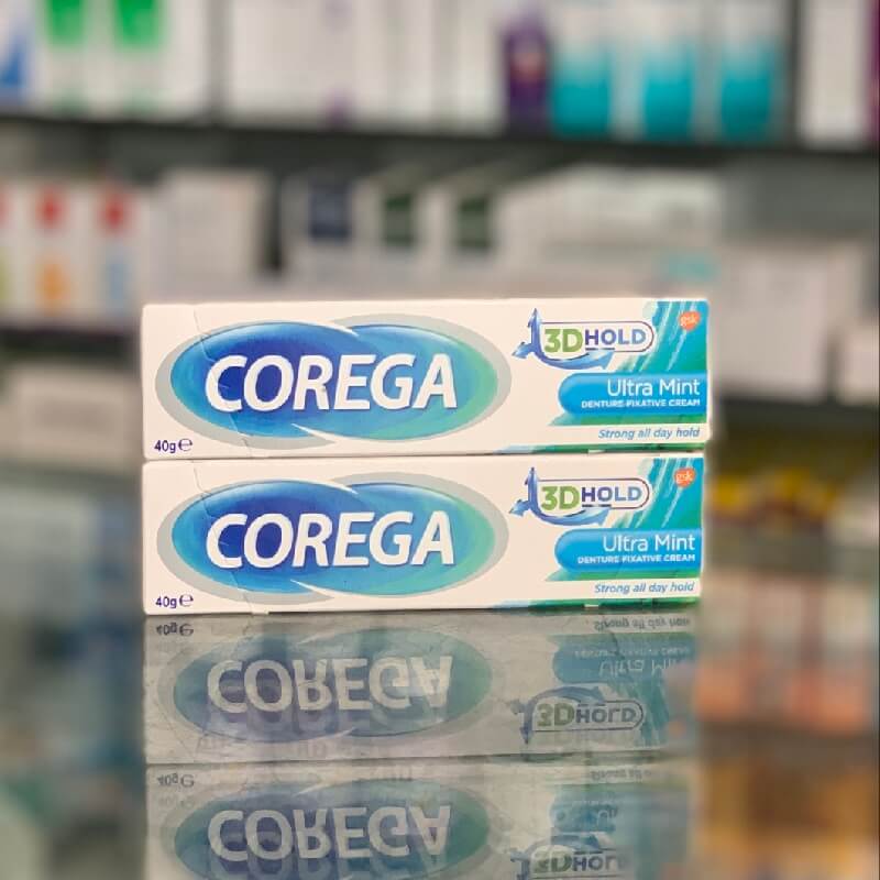 Корега крем для фиксации зубных протезов 40 гр