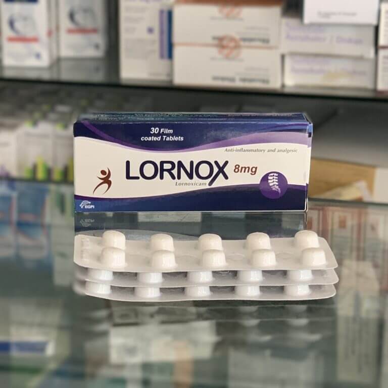 Lornox 8 mg 30 tablets