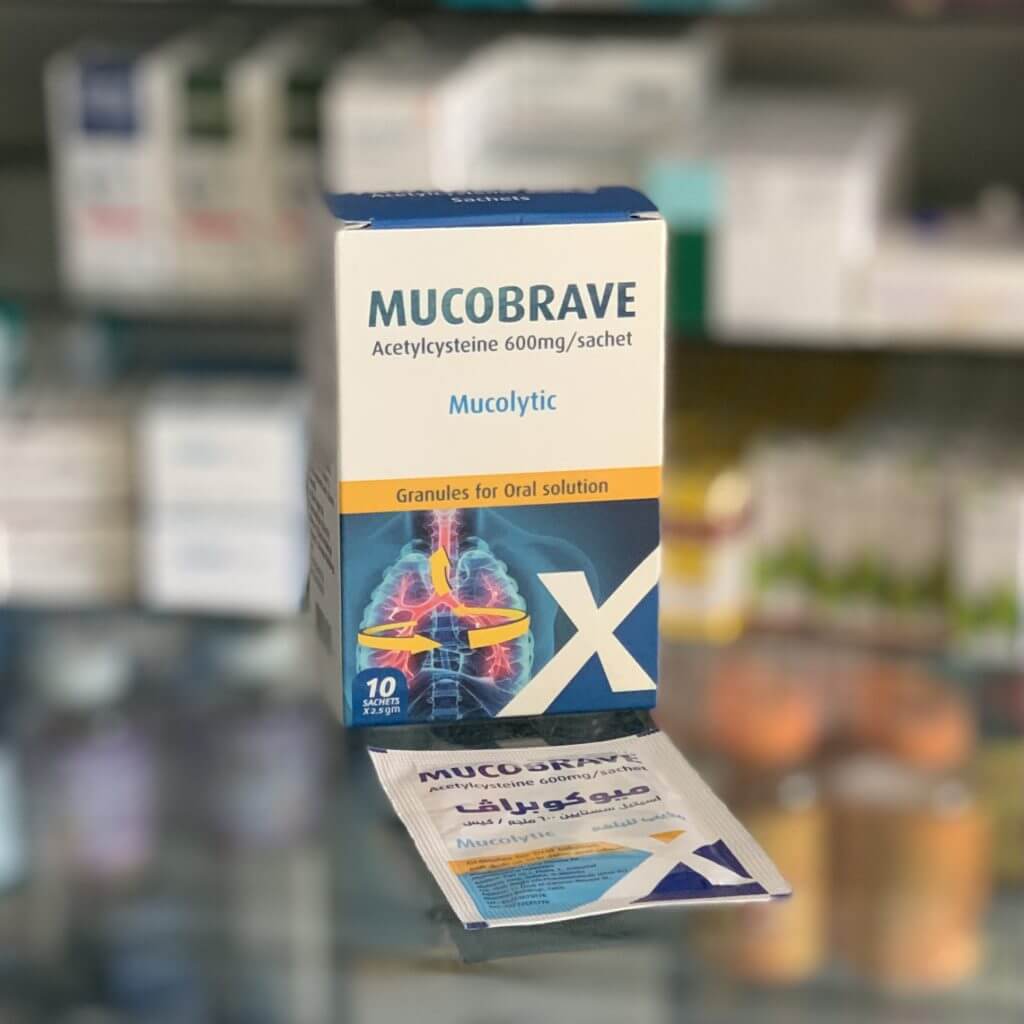Mucobrave 600 mg 10 sachets