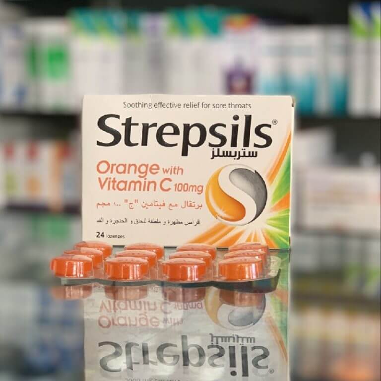 Strepsils orange and vitamin C 24 pcs