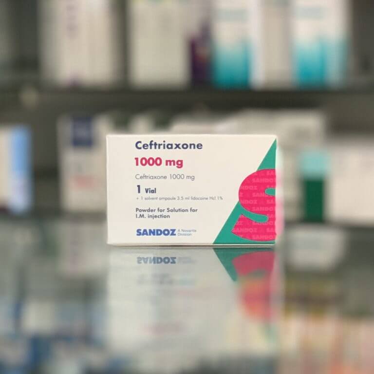 Ceftriaxone 1000 mg 1 ampoule