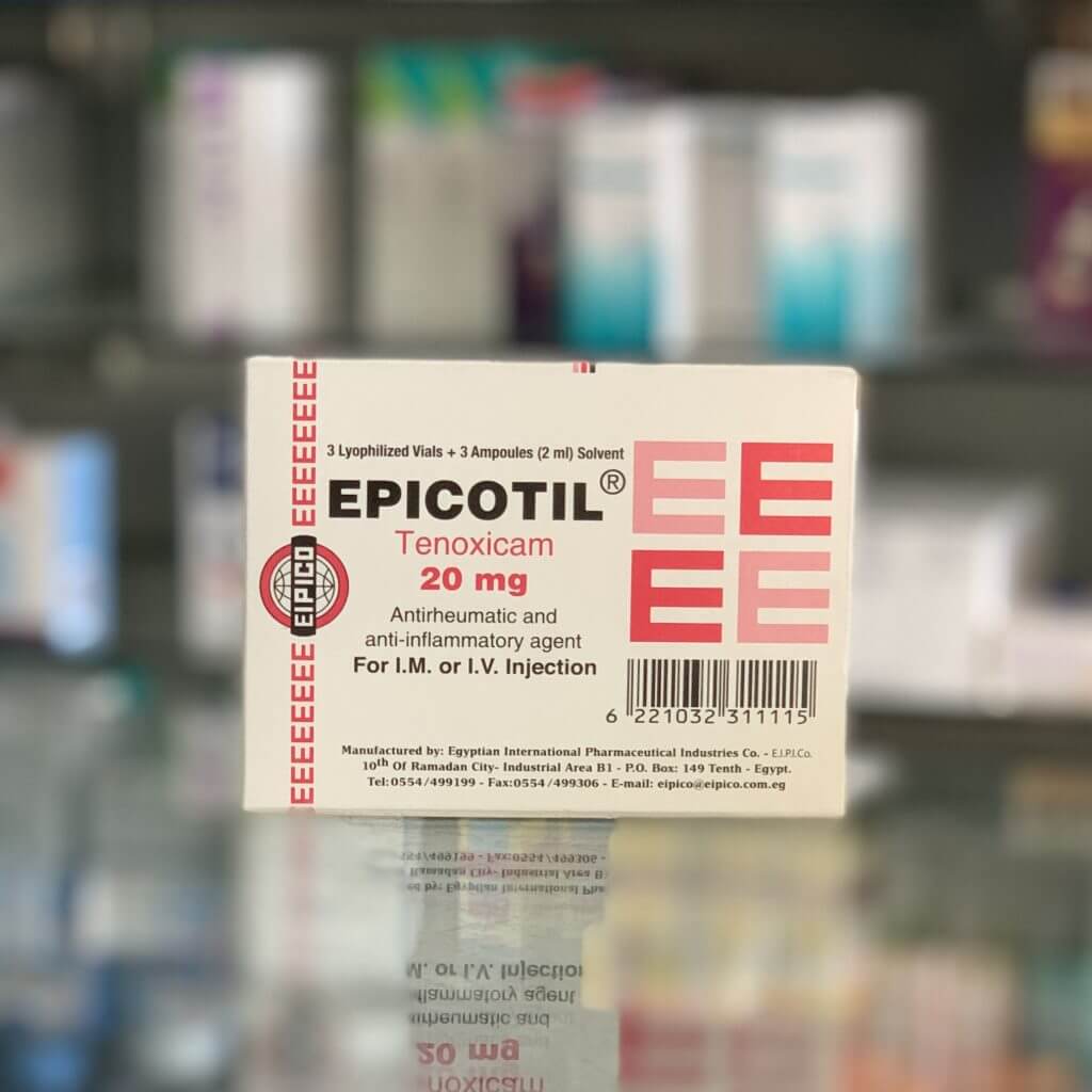 Epicotil 20 mg 3 ampoules