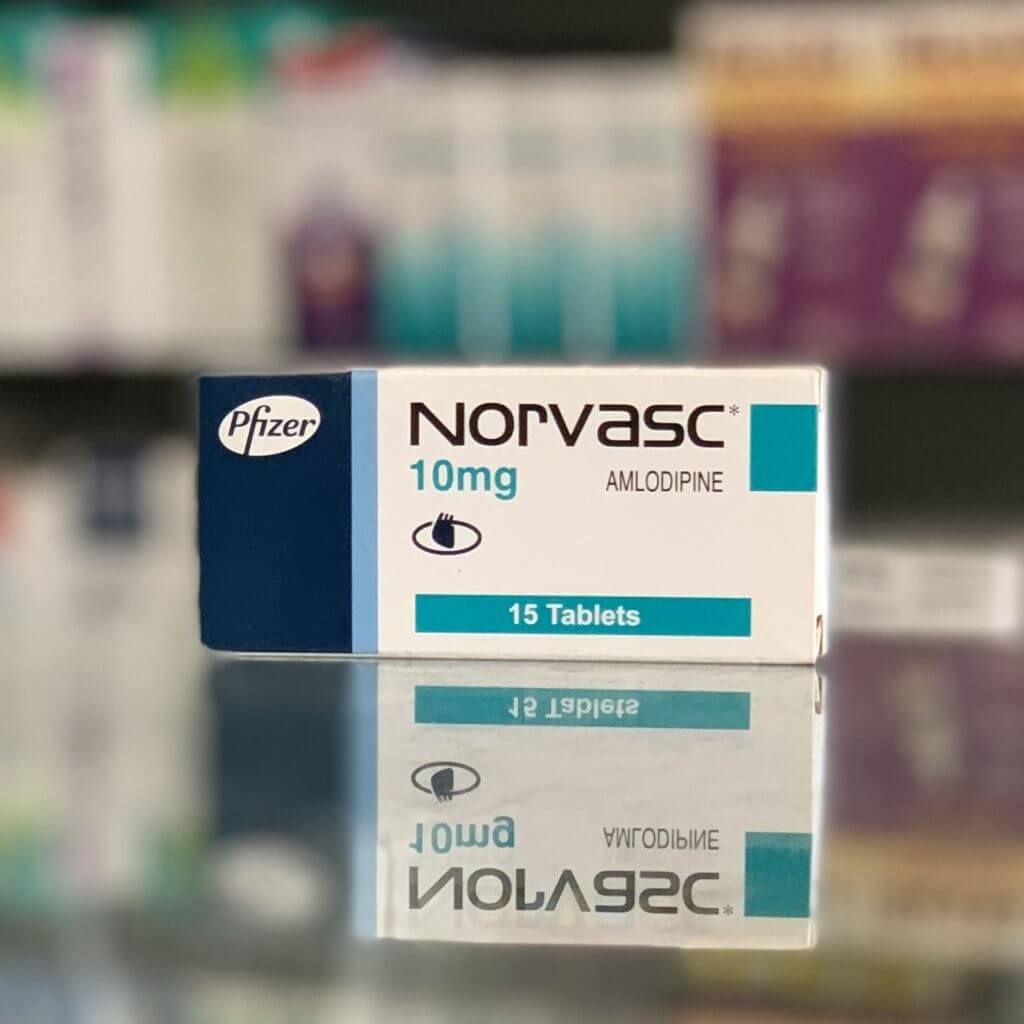 Norvasc 10 mg 15 tablets