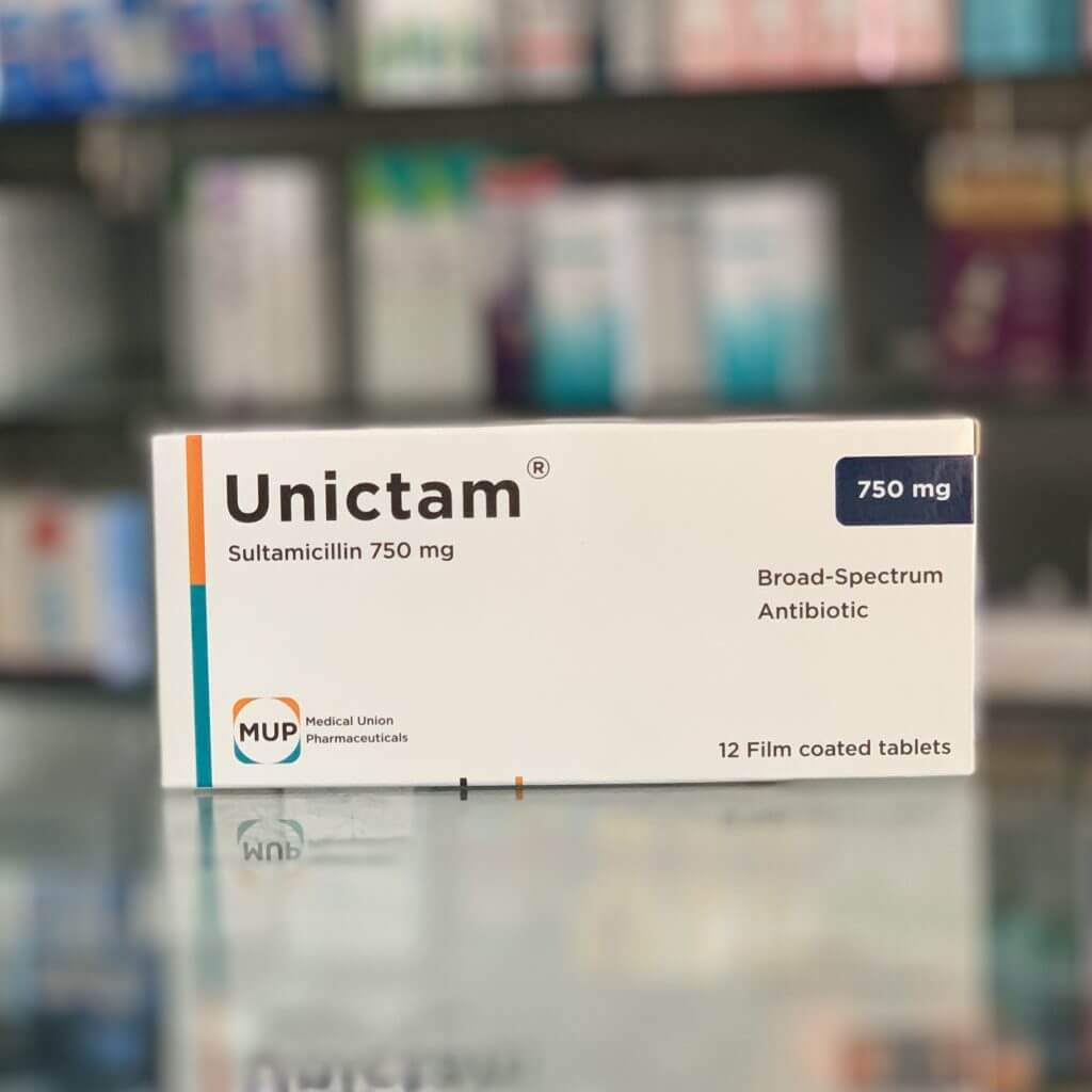Unictam 750 mg 12 tablets