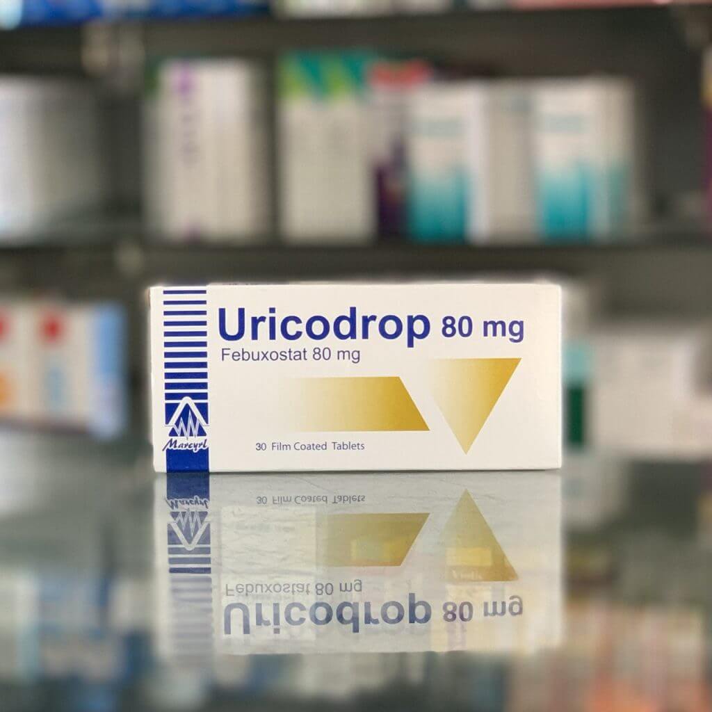 Юрикодроп 80 мг 30 таблеток